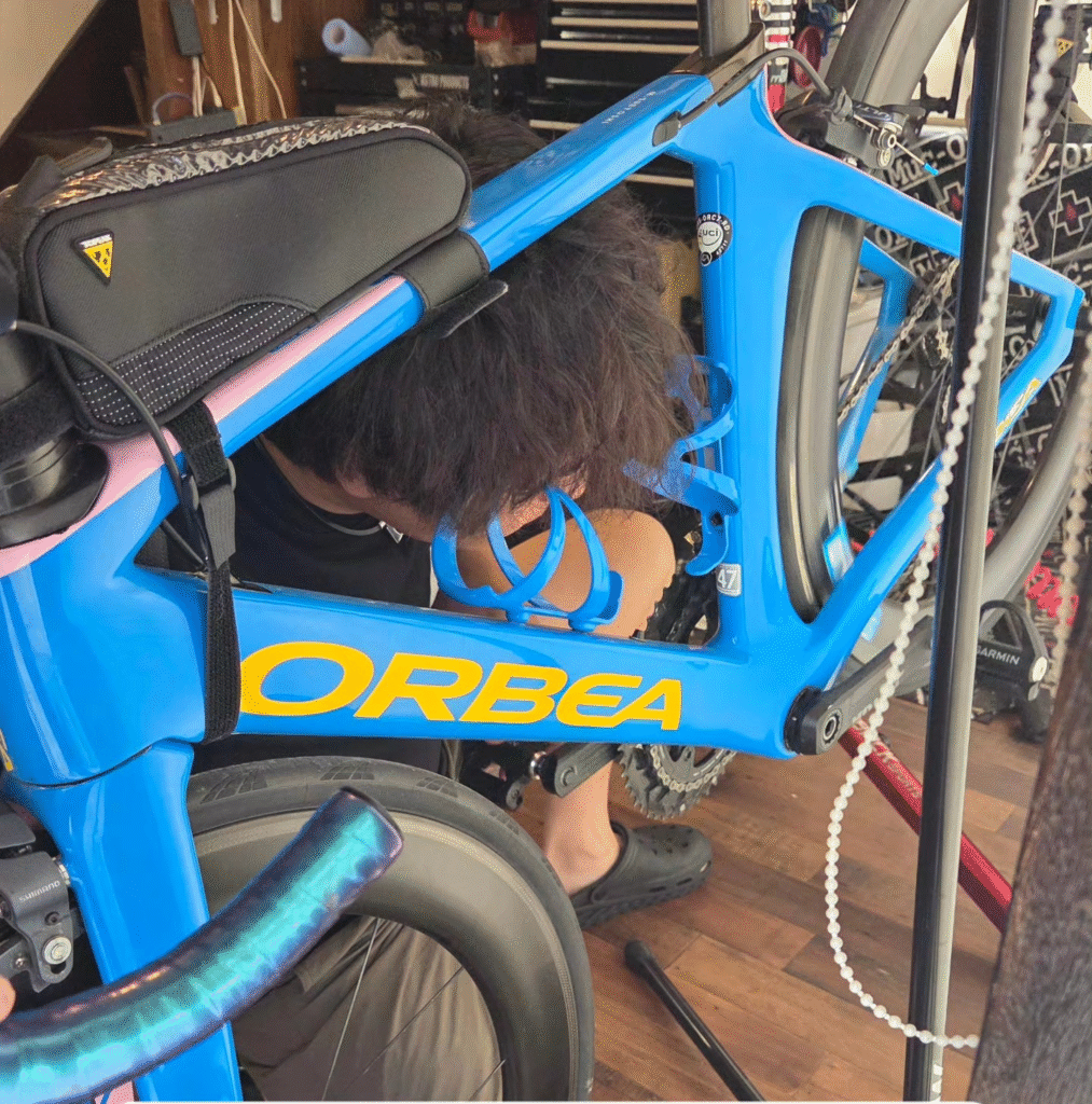 いざ!【おきなわKINトライアスロン】へ!バイク点検ご依頼ありがとうございます!