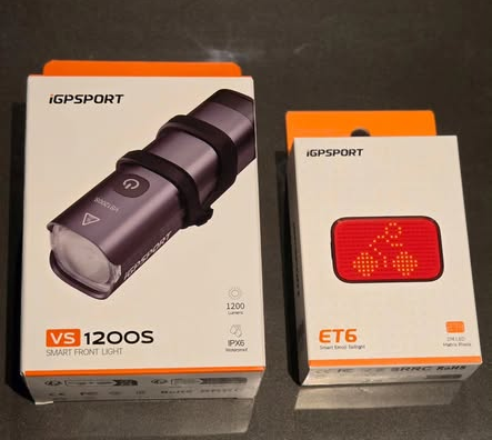 iGPSPORT最新前後ライト紹介！ET6 & VS1200S